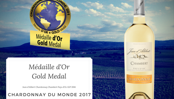 Chardonnay du Monde 2017: A gold medal !
